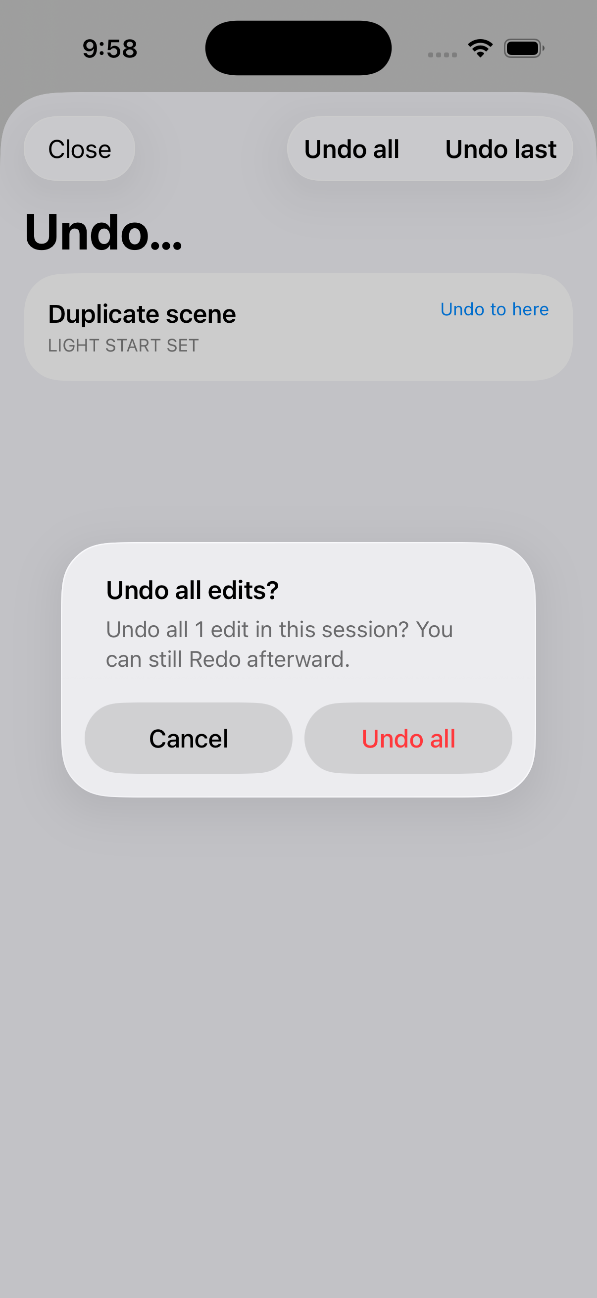 Undo all?