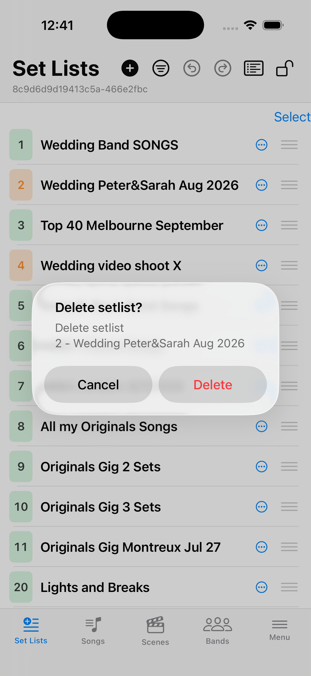 Delete